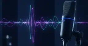 Studio-Mikrofon für KI-Sprachsynthese